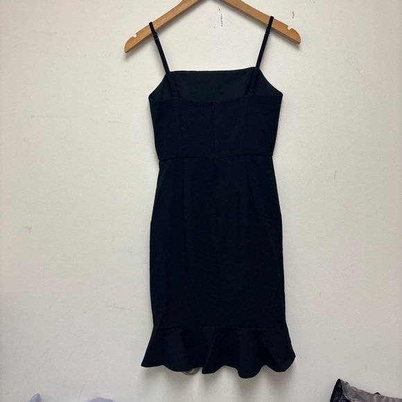French Connection Whisper Ruffle Hem Dress - Picture 8 of 11